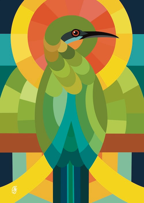 Wings of a Rainbow - Bee-eater